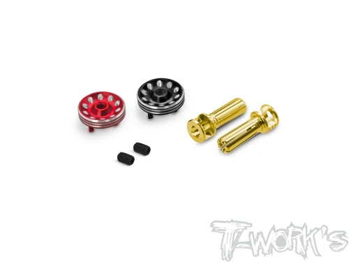 T-Works - Polarity Large Heatsink Long Connector 5mm ( Red/Black )