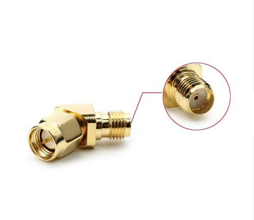 45 Degree SMA Male to SMA Female Adaptor
