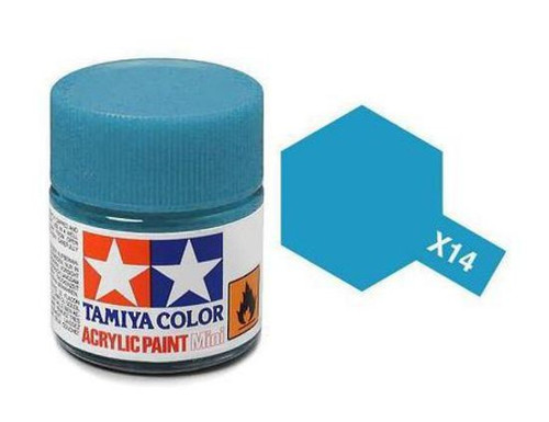 Tamiya X-14 Gloss Acrylic Paint Sky Blue [81514]