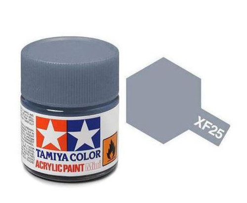 Tamiya XF-25 Flat Acrylic Paint Light Sea Grey [81725]