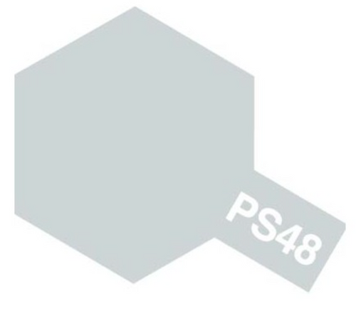 Tamiya PS-48 Polycarb Spray Semi-Gloss Silver/Anodized Aluminium [86048]