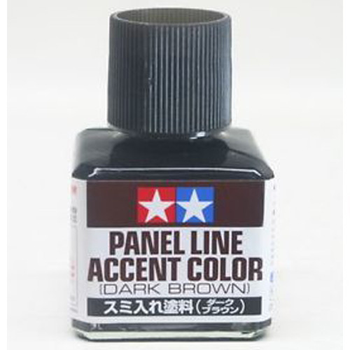 Tamiya Panel Line Accent Color - Dark Brown [87140]