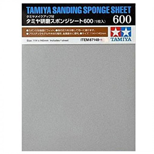 Tamiya 600 Grit Sanding Sponge [87148]