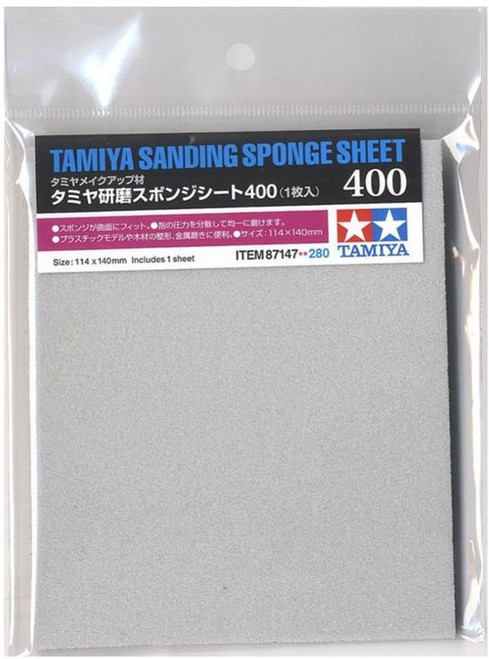Tamiya 400 Grit Sanding Sponge [87147]