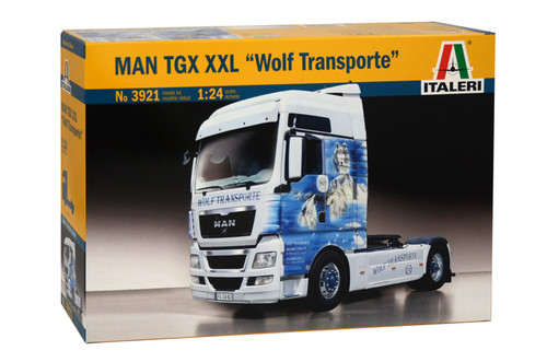 Italeri - 1/24 Man TGX XXL Wolf Transport Plastic Model Kit [1-3921]