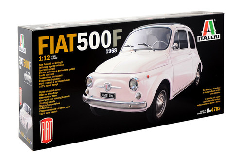 Italeri - 1/12 1968 Fiat 500 Bambina Plastic Model Kit [1-4703]