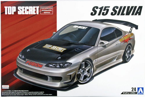 Aoshima - 1/24 The Tuned Car No.24 Top Secret Nissan S15 Silvia 1999