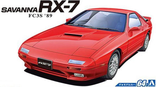 Aoshima - 1/24 The Model Car No.64 Mazda FC3S Savannah RX-7 '89
