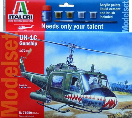 Italeri - 1/72 UH-1C GUNSHIP Plastic Model Kit [1-71050]