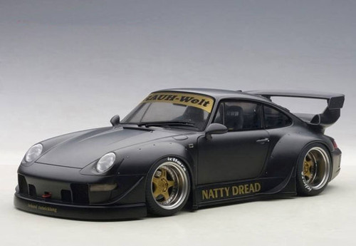 Auto Art 1/18 78154 RWB 993 (MATT BLACK/GOLD WHEELS)