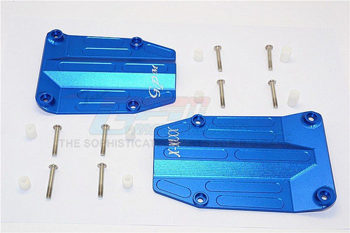 TRAXXAS X-MAXX Aluminium Centre Skid Plate - 2pcs set - GPM TXM332 TRAXXAS X-MAXX Aluminium Centre Skid Plate - 2pcs set - GPM TXM332