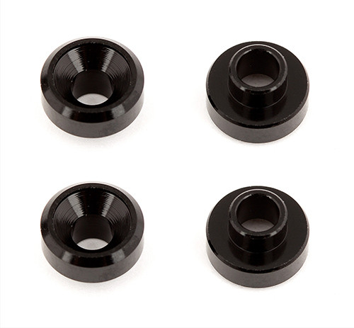 Team Associated Aluminum Servo Washers (Black)
