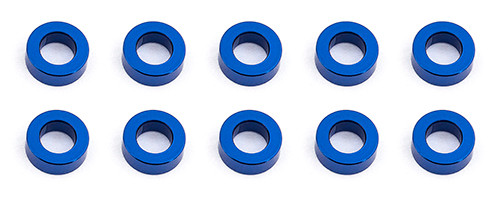 Team Associated 5.5x2.0mm Aluminum Ball Stud Washer (Blue) (10)