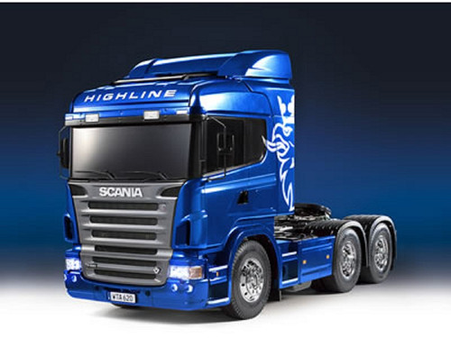 Tamiya - 56327 - Radio Commande - Camion - Scania R620 Bleu