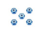 Tamiya - 2mm Aluminum Lock Nut Blue (5pcs)  [15500]