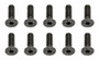 Team Associated 3x10mm Flat Head Screw (10)