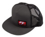 Team Associated Factory Team Logo "Flatbill" Trucker Hat (Black/Grey) (One Size Fits Most)