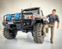KillerBody 1/10 Alloy Bumper w/LEDS Upgrade Sets Matt-black Traxxas TRX-4 chassis