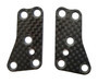 Team Associated RC8 B3.2 Carbon Fiber Front Upper Suspension Arm Inserts (2)