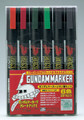 Gunze - GMS108 Gundam Marker Zeon Set