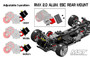 MST RMX 2.0 Alum.ESC rear moun set (Red) [210639R]