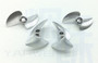 38mm RC boat CNC propeller for 4mm shaft ( Pitch =1.4) Positive