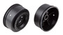 Team Associated DR10 Drag Racing Rear Wheels (Black) (2)