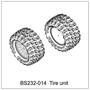 BSD BS232-014 Tire Unit Pair for BSD Rampage