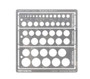 Tamiya  - Modeling Template (Round/1-12.5mm)  [74150]