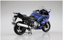 Aoshima - 1/12 Diecast Yamaha Yamaha FJR1300A Mutt Dark Purplish Blue Metallic 1