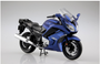 Aoshima - 1/12 Diecast Yamaha Yamaha FJR1300A Mutt Dark Purplish Blue Metallic 1