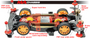 Tamiya #18647 - Blast Arrow Mini 4WD Starter Pack MA Power Spec   [18647]