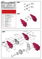 MST RMX 2.0 alum. spur gearbox set (red) [210642R]