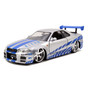 Jada 1/24 Fast & Furious – Brian’s 2002 Nissan Skyline GT-R (BNR34) [97158]