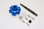 GPM Racing Traxxas X-Maxx Blue Aluminum Cush Drive Housing W/ Shaft TXM8035S-B