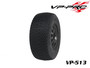VP-Pro 1/10 SCT Dirt Tires w/ Black Rims - 513U Gripz Evo M3