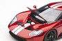 Auto Art 1/18 72943 Ford GT 2017 (Liquid Red with Silver Stripes)