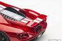 Auto Art 1/18 72943 Ford GT 2017 (Liquid Red with Silver Stripes)