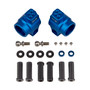 Team Associated DR10 FT Rear Hub Set (Blue Aluminum)