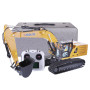 Huina K336gc 1/16 2.4G All Alloy Simulation Engineering Hydraulic Drive RC Excavator Grab Vehicle Car Model