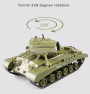 Heng long 3841-02 2.4G 1/30 Scale RC Infrared Battle Tank U.S. M26 Pershing for children