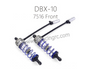 ZD Racing Front Shock Set Gray For DBX10