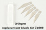 Replacement Blade for Tamiya 74098 Knife ( 5 pcs)