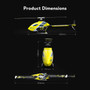 OMP M2 EVO Helicopter RTF combo( Yellow)