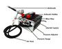 HS HS317-DCK Portable Mini  Air Compressor Kit with Airbrush