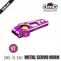 OMG Premium 25T Servo Horn with Steel Screws-Pink