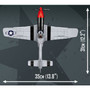 COBI-5846 | TOP GUN /5846/ P-51D MUSTANG 350 PCS