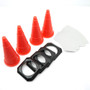 1/10 SCALE TRAFFIC CONE ACCESSORY 4PCS