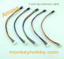 Amass 4S Lipo Balance Extension Cable Male to Female 15cm (3pcs)