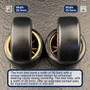MST PST F/R drift tire (silver HDPE) (F2R2) [830011]